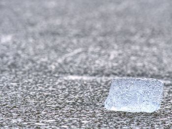 Close-up of ice cubes