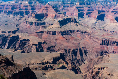 Panoramic view of rock formations