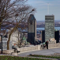 Modern buildings against sky