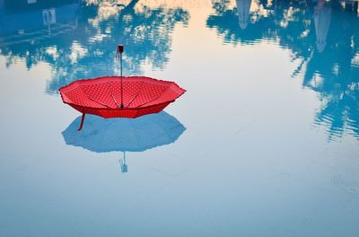 Reflection in lake
