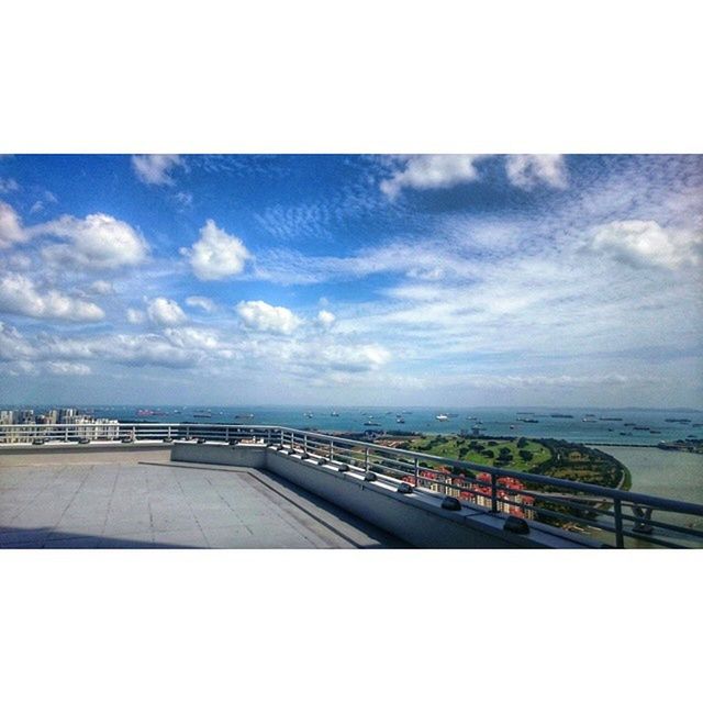 sky, transportation, cloud - sky, the way forward, cloudy, cloud, road, transfer print, diminishing perspective, road marking, sea, auto post production filter, horizon over water, vanishing point, landscape, day, nature, mode of transport, outdoors, horizon over land