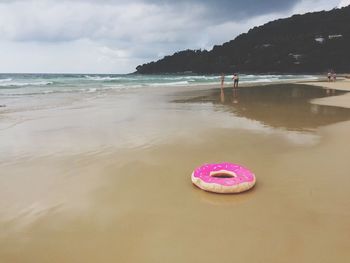 Scenic view of beach