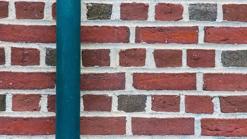 Full frame shot of multi colored brick wall