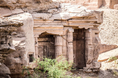 View of old ruins