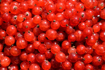 Full frame shot of strawberries