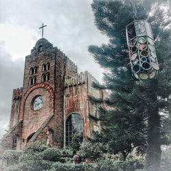 Low angle view of church