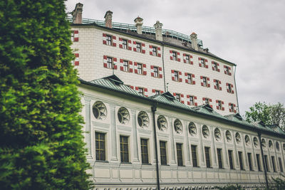 Low angle view of building against sky