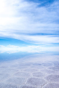 Aerial view of clouds over landscape