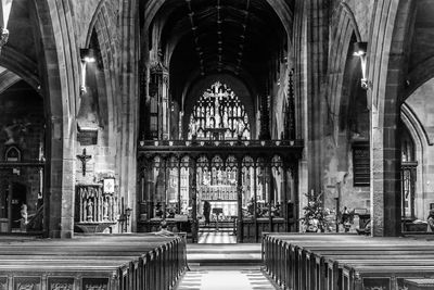 Interior of historic building