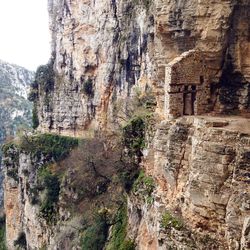 View of rock formations