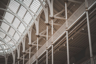 Low angle view of ceiling of building