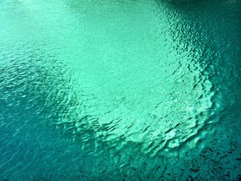 View of sea against blue sky