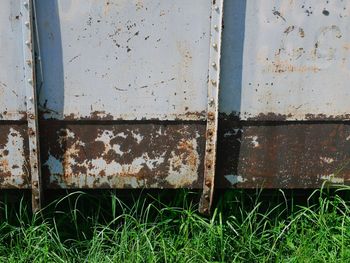 Close-up of rusty metal