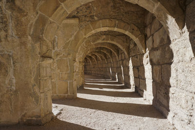 Archway of historical building