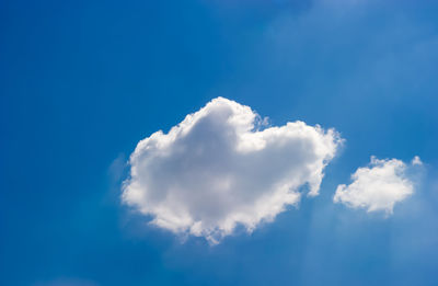 Low angle view of clouds in sky