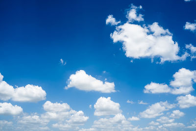 Low angle view of clouds in sky