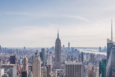 Cityscape against sky