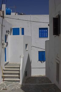 Alley amidst buildings in town