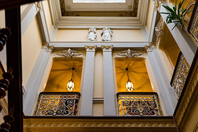 Low angle view of ornate building