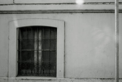 Close-up of closed window
