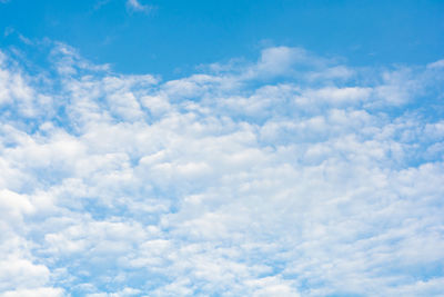 Low angle view of clouds in sky