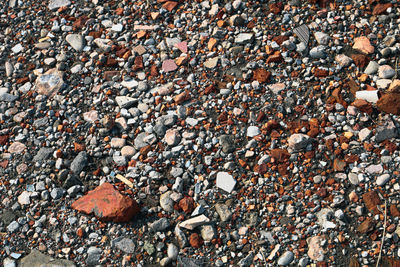 Full frame shot of pebbles