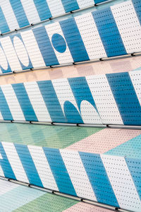 Full frame shot of tiled floor