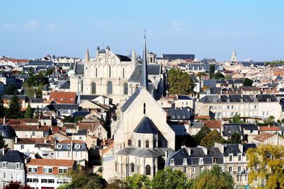 View of buildings in city