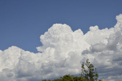 Low angle view of clouds in sky