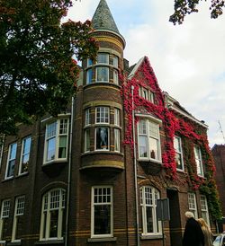 Low angle view of building against sky