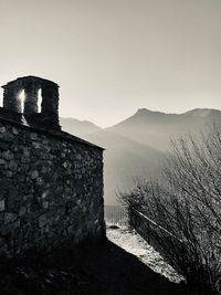 Built structure against clear sky