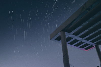 Low angle view of star field at night