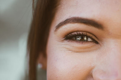 Close-up portrait of woman