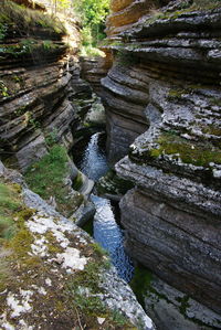 Stack of rocks in water