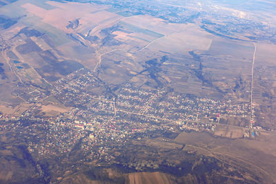 Aerial view of landscape