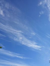 Low angle view of cloudy sky