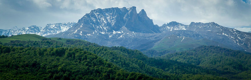 Panoramic view of landscape against sky