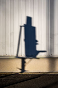 Blurred motion of car on road