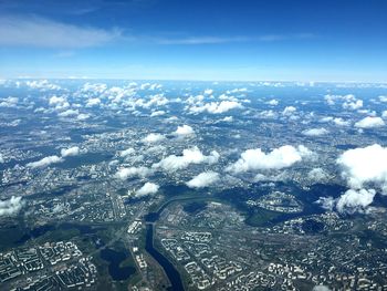 Aerial view of landscape