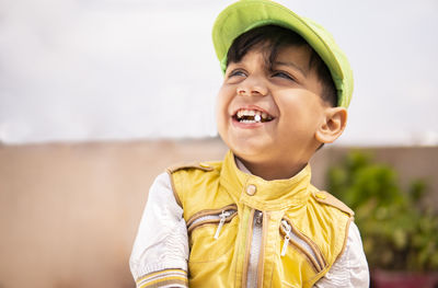 Portrait of smiling boy