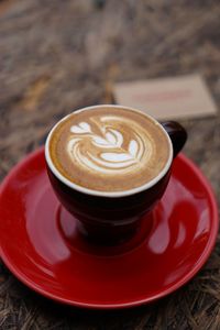 Close-up of coffee cup