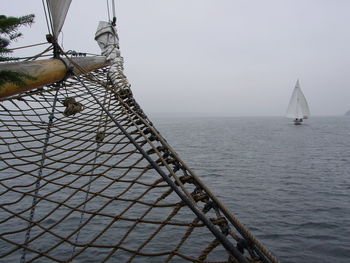 Boats in sea