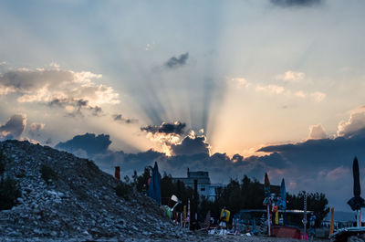 Panoramic view of sunset