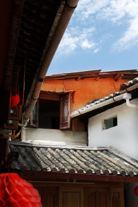 Low angle view of building against sky