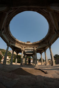 Low angle view of historical building