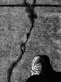 Low section of woman standing on floor