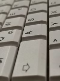 Close-up of computer keyboard