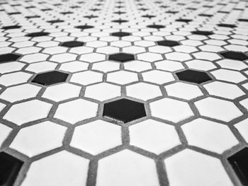 Full frame shot of tiled floor