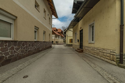 Street amidst buildings in city