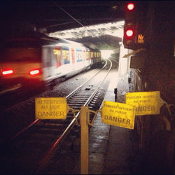 Railroad station platform